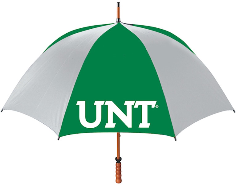 North Texas Eagles "The Eagle" Sporty Wood Shaft Golf Umbrella 62"